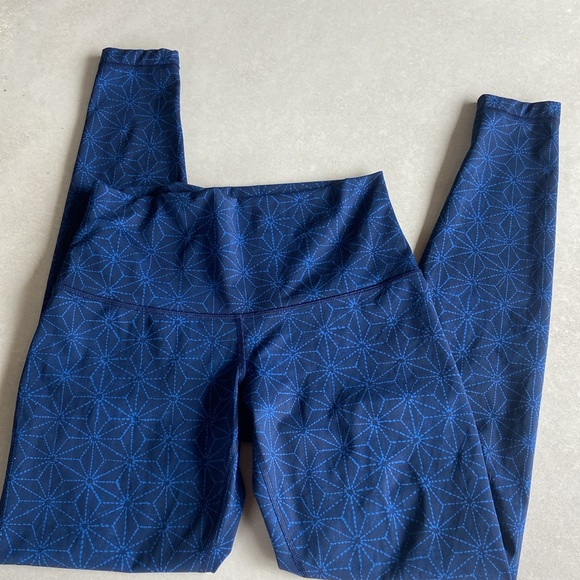 Lululemon Wunder Under Exploded Sashico Star Inkwell Rugged Size 8 - Picture 7 of 9